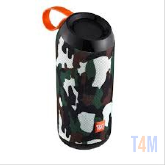 COLUNA DE SOM PORTÁTIL TG-507 AUX/USB/CARTÃO DE MEMÓRIA CAMUFLADO